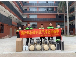 中山大学甲醛治理项目